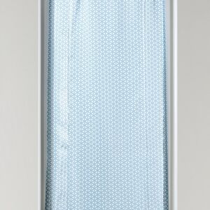 Blancheporte Voálová záclonka s potiskem tyrkysová 60x160cm