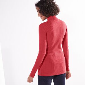 Blancheporte Žebrovaný pulovr se stojáčkem, délka cca 72 cm cihlová 52