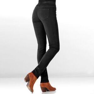 Blancheporte Pružné legínové džíny pro vyšší postavu černá 36