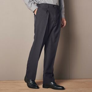 Blancheporte Kalhoty s nastavitelným pasem, polyester šedá antracitová 46