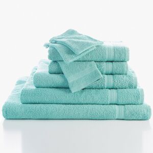 Blancheporte Koupelnová froté kolekce zn. Colombine, standardní kvalita 420g/m2 zelená mořská 2 ručníky 50x100cm