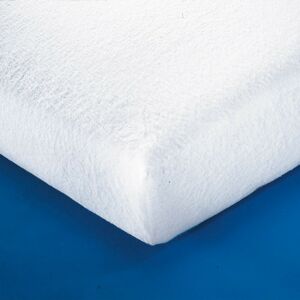 Blancheporte Meltonová ochrana matrace, hloubka rohů 32 cm bílá 160x200cm