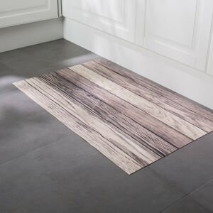 Blancheporte Vinylový koberec s efektem parket šedá/bílá 49x79cm