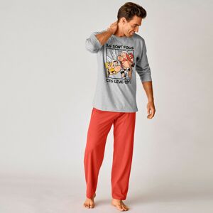 Blancheporte Pyžamo s kalhotami Astérix šedá/červená 107/116 (XL)