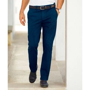 Blancheporte Chino jednobarevné kalhoty námořnická modrá 56