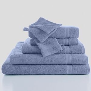 Blancheporte Měkká froté sada zn. Colombine 420g/m2 modrá břidlicová ručník 50x100cm+žínka