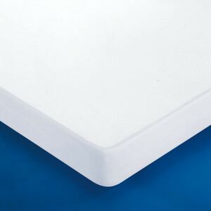 Blancheporte Meltonový nepropustný návlek na matraci, hloubka rohů 25 cm bílá 90x190cm
