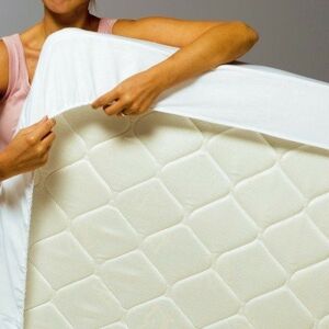 Blancheporte Pružná ochrana matrace, nepropustná bílá 80x190cm