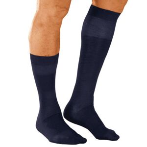 Blancheporte Sada 2 párů ponožek s masážním efektem, ze skotské bavlny nám.modrá 47/50