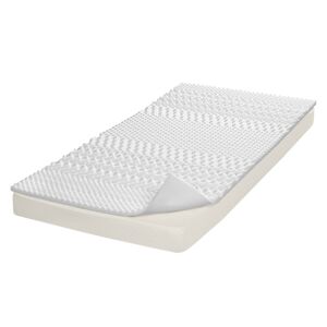 Blancheporte Viskoelastická postelová podložka bílá 80x190cm