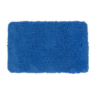 Blancheporte Jednobarevná koupelnová předložka, mikrovlákno tmavě modrá 50x80cm