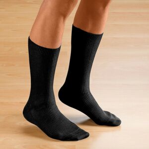 Blancheporte Sada 2 párů ponožek pro citlivá chodidla černá 39/41