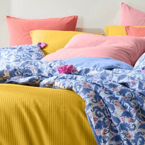 Blancheporte Jednobarevný tkaný přehoz na postel, bavlna růžovokorálová povlak na polštář 65x65cm