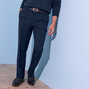 Blancheporte Kalhoty s pružným pasem, bez záševků, polyester námořnická modrá 54