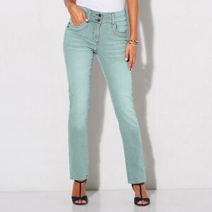 Blancheporte Rovné barevné džíny světle tyrkysová 36