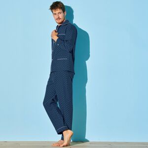Blancheporte Klasické pyžamo s potiskem námořnická modrá 97/106 (L)