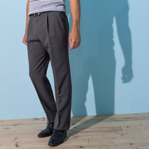 Blancheporte Kalhoty s pružným pasem a záševky šedá antracitová 50