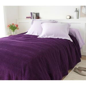 Blancheporte Jednobarevný taftový přehoz na postel, kvalita standard purpurová 160x230cm