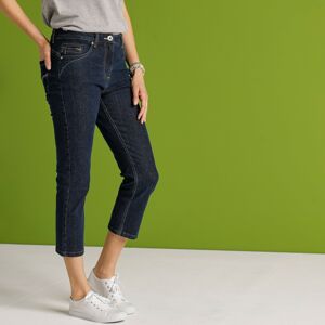 Blancheporte 3/4 kalhoty s push-up efektem, brut, eco-friendly tmavě modrá 36