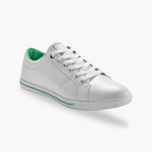 Blancheporte Dvoubarevné tenisky bílá/zelená 38