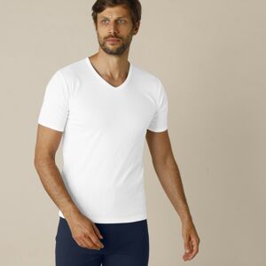 Blancheporte Sada 2 spodních triček s výstřihem do "V" bílá 125/132 (4XL)