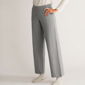Blancheporte Široké kalhoty z bio bavlny šedá 52