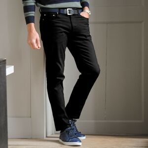 Blancheporte Rovné tvilové kalhoty s 5 kapsami, bavlna černá 44