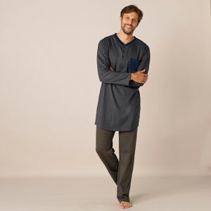 Blancheporte Pyžamové tričko s tuniským výstřihem, šedé antracitová 87/96 (M)