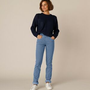 Blancheporte Rovné kalhoty, denim sepraná modrá 46