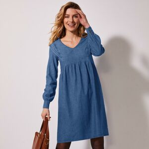 Blancheporte Rozšířené džínové šaty modrá 40