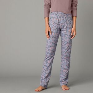 Blancheporte Pyžamové kalhoty s potiskem květin modrá 34/36