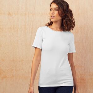 Blancheporte Hřejivé tričko s krátkými rukávy bílá 42/44