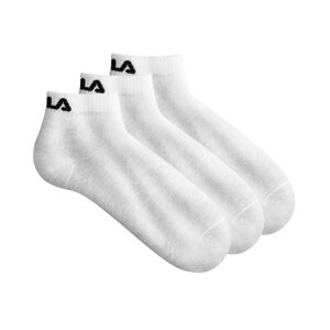 Blancheporte Sada 3 párů krátkých ponožek "Training" bílá 43/46