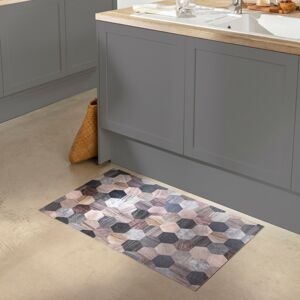 Blancheporte Vinylový koberec s geometrickým vzorem dřeva Efekt dřevěné šestiúhelníky 65x150cm