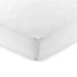Blancheporte Meltonový potah na matraci, bio bavlna, hloubka rohů 20 cm bílá 90x190cm