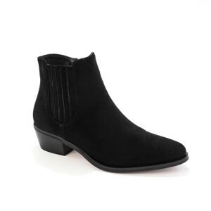 Blancheporte Kotníkové boty na podpatku, western styl, černé černá 40