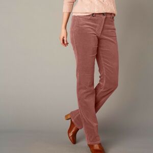 Blancheporte Rovné manšestrové kalhoty karamelová 42