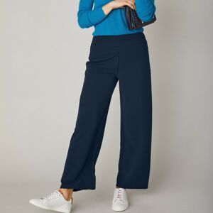 Blancheporte Rovné strečové kalhoty pro vysokou postavu námořnická modrá 52