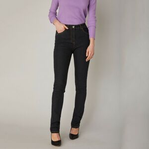 Blancheporte Strečové rovné džíny, malá výška postavy černá 52