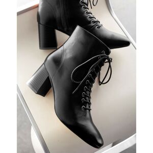 Blancheporte Elegantní boty na podpatku, černé černá 36