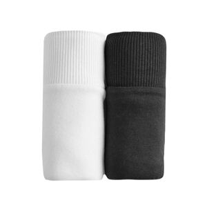 Blancheporte Sada 2 kalhotek midi z bavlny bílá+černá 46/48