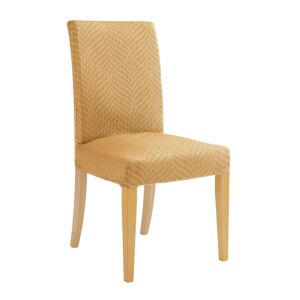 Blancheporte Žíhaný pružný potah na židli, s potiskem béžová židle