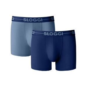 Blancheporte Sada 2 krátkých boxerek "Go" nám.modrá+modrá XL