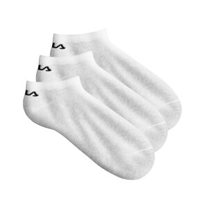 Blancheporte Sada 3 párů diskrétních ponožek bílá 39/42