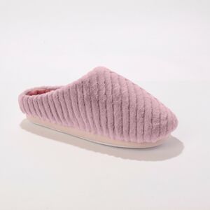 Blancheporte Hebké fleecové pantofle růžová 38