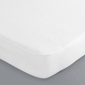 Blancheporte Nepropustná ochrana matrace z froté a PVC bílá 90x190cm