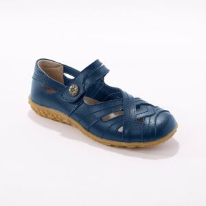 Blancheporte Vycházková obuv z pružné kůže, námořnicky modré námořnická modrá 40