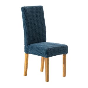 Blancheporte Bi-pružný potah na židli, geometrický vzor modrá na židli