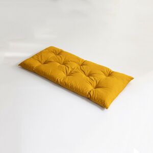 Blancheporte Dlouhý jednobarevný polštář na sezení žlutá 60x120cm