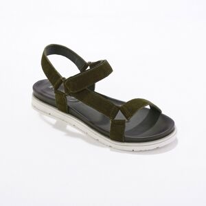 Blancheporte Sportovní sandály na suchý zip khaki 36